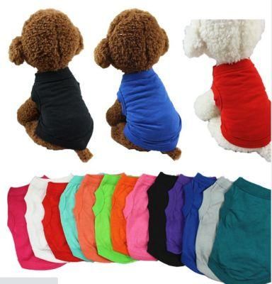 Pet Vest Breathable Summer Cotton Sleeveless T-Shirt Small Dog Cat Clothes
