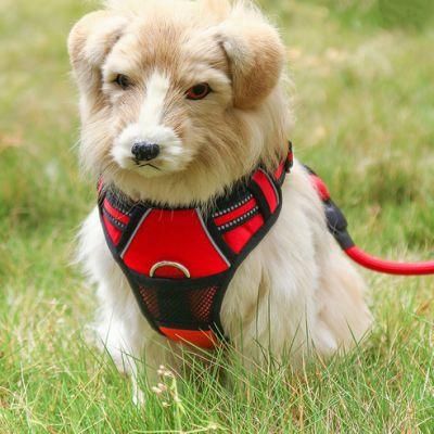 Reflective Pet Harness with Front &amp; Back 2 Leash Hooks