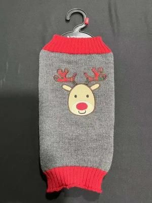Deer Head Embroider Pet Sweater Dog Sweater Factory Sweater Products