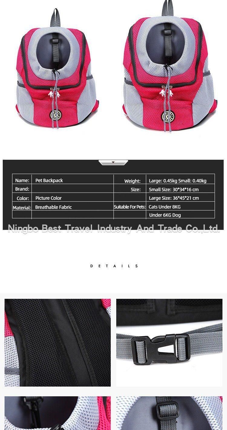 Pet Bag Travel Portable Cat and Dog Bag Breathable Pet Carrier Bag Pet Carrier