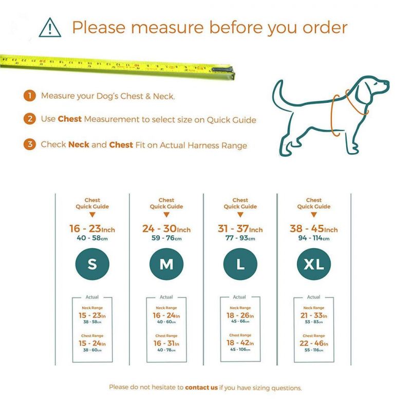 New Reflective Nylon Webbing Dog Harness Adjustable for Large Dogs