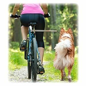 Dog Bike Leash, Easy Installation/Removal Dog Bicycle Exerciser Leash