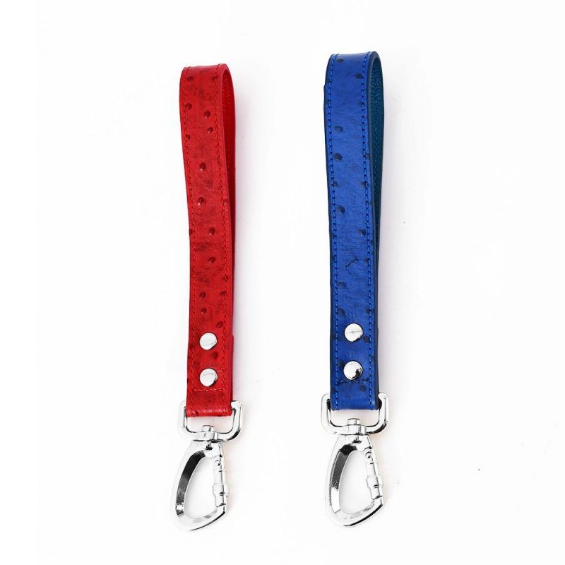 Customized Designer Personal Logo Small Order Metal Chain Big Dog Collar and Leash Set Made Real Leather with Stainless Steel