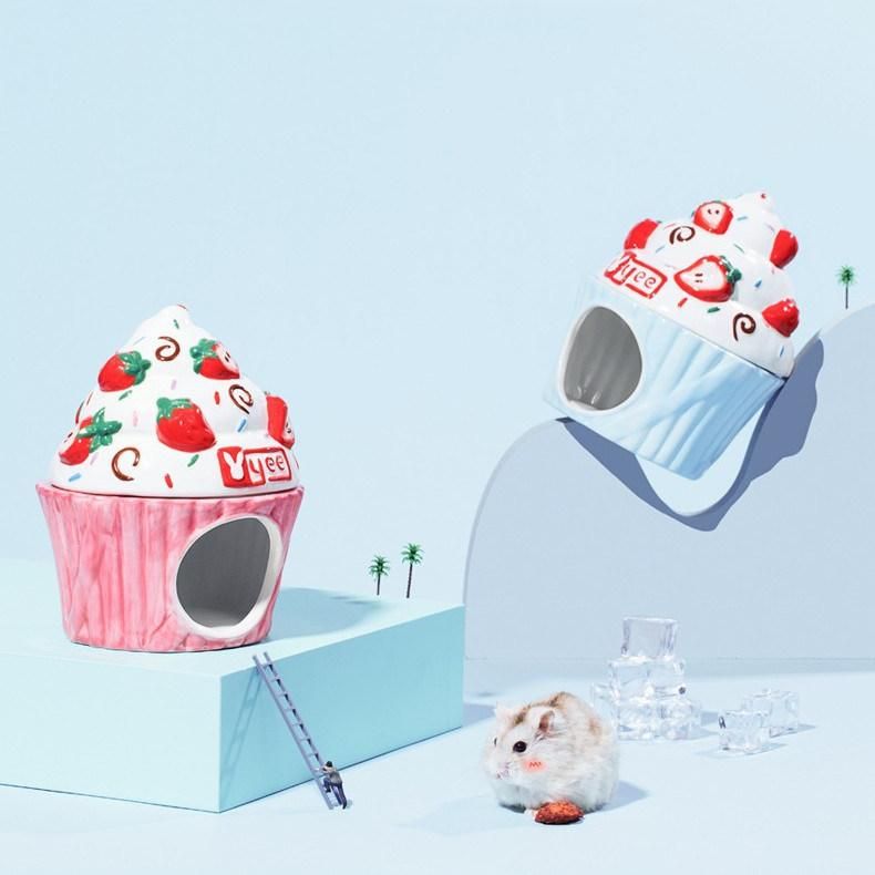 Hot Hamster Ceramic House Cool Hamster Nest Hamster Hideout Ceramic