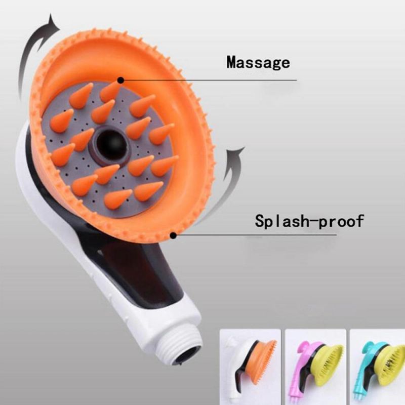 Pet Dog Bath Comb Sprayer Comfortable Pet Grooming Brush Cleaner