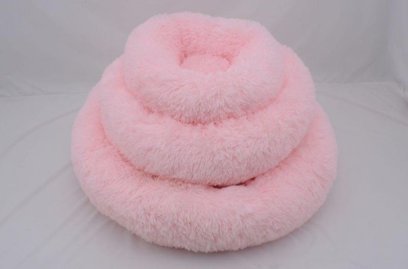 Wholesale Breathable Donut Durable Comfortable Pet Bed with Assorted Colors Mokofuwa