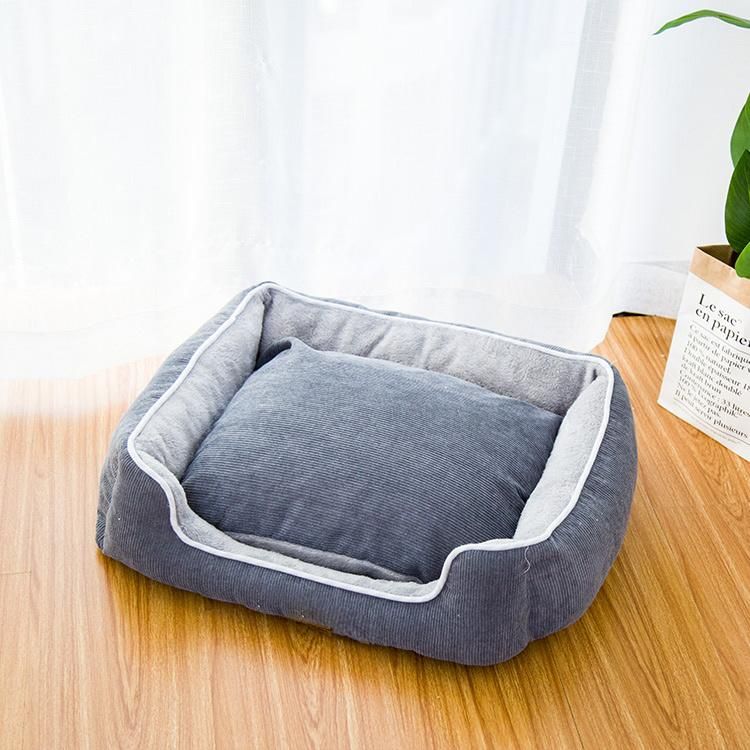 Wholesale Luxury Waterproof Ultra Soft Pet Dog Bed Rectangle Pet Bed Washable Dog Bed