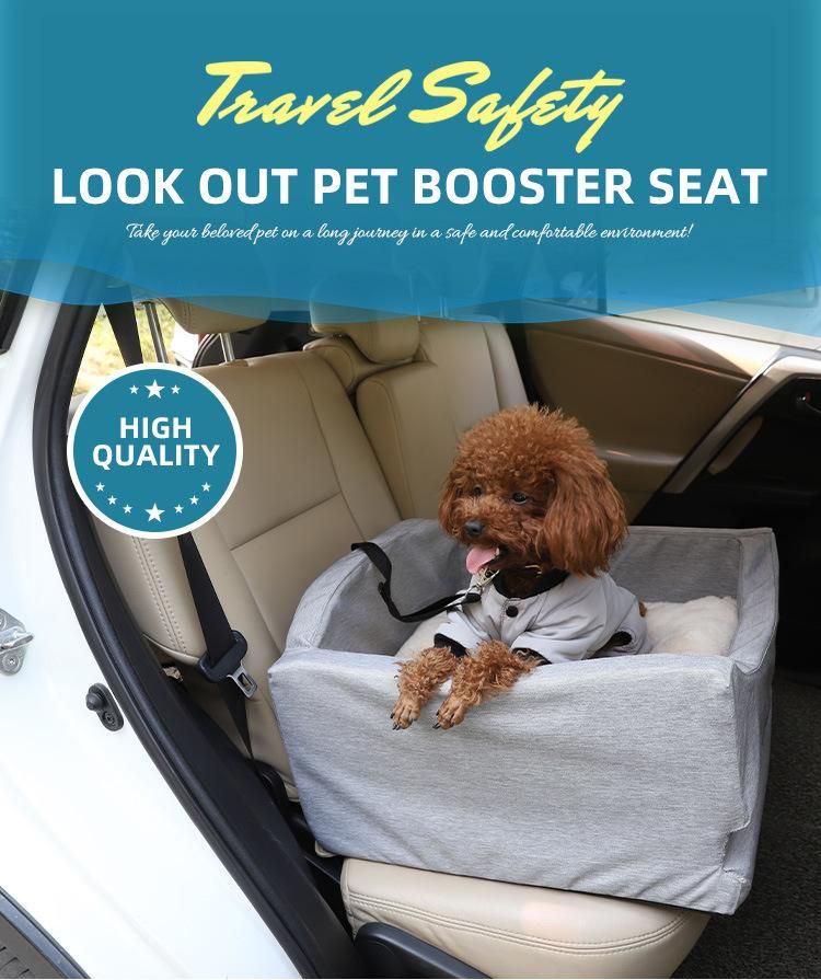 Outdoor Travel Safety Lookout Bed Dog Pet Car Booster Seat