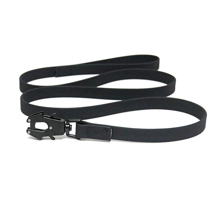 Waterproof PVC Coated Tactical Dog Leash with Swivel Frog Clip