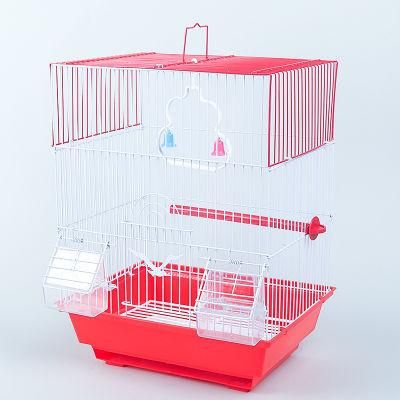 Metal Spray Paint Bird Cage with Wooden Stick