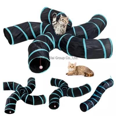 Cat Tunnel Faux Fur Pet Playing Toy Cat Pet Tunnel