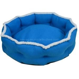 Blue/Red Circular Super Soft Dog Bed Cat Bed House. /Pet Mat (KA0090)