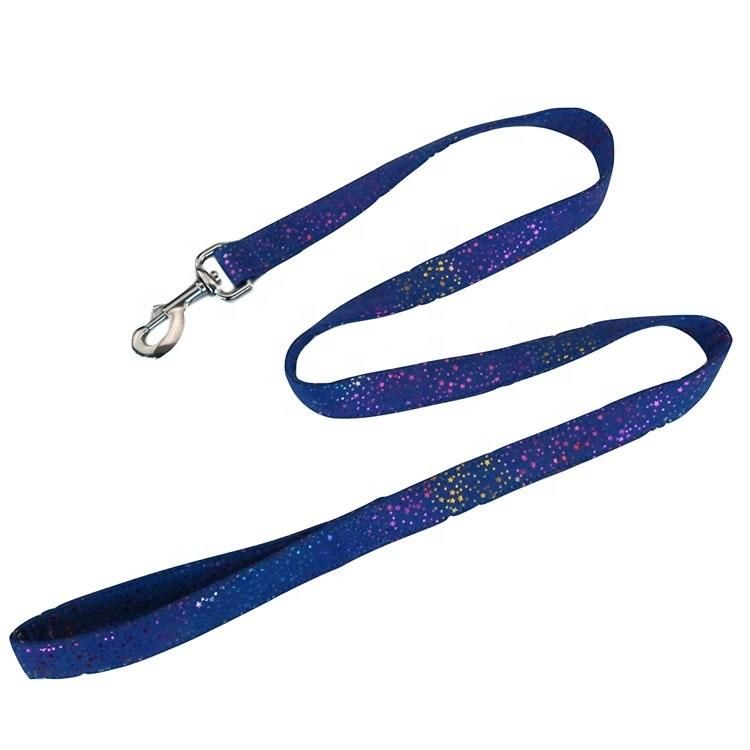 Factory Price Custom Printed Pattern PU Leather Dog Lead and Pet Collar Leash