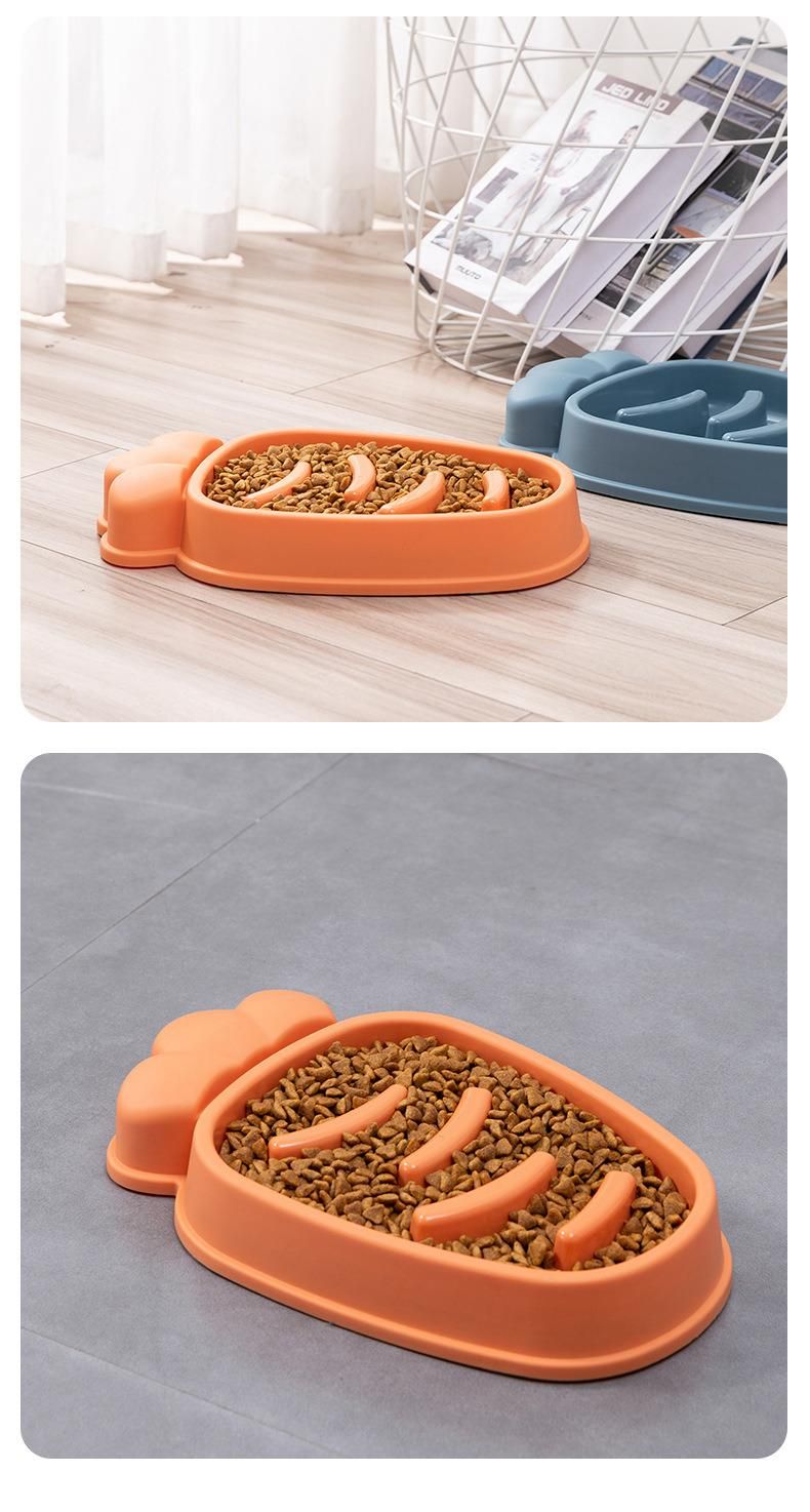 Wholesale Funny Slow Feeder Puzzle Carrot Pet Dog Cat Bowl