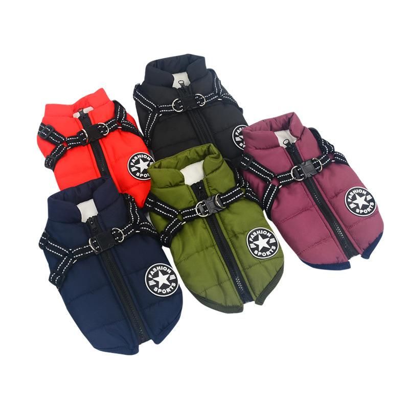 Winter Warm Waterproof Large Dog Jacket Clothes Pet Clothing Accessories