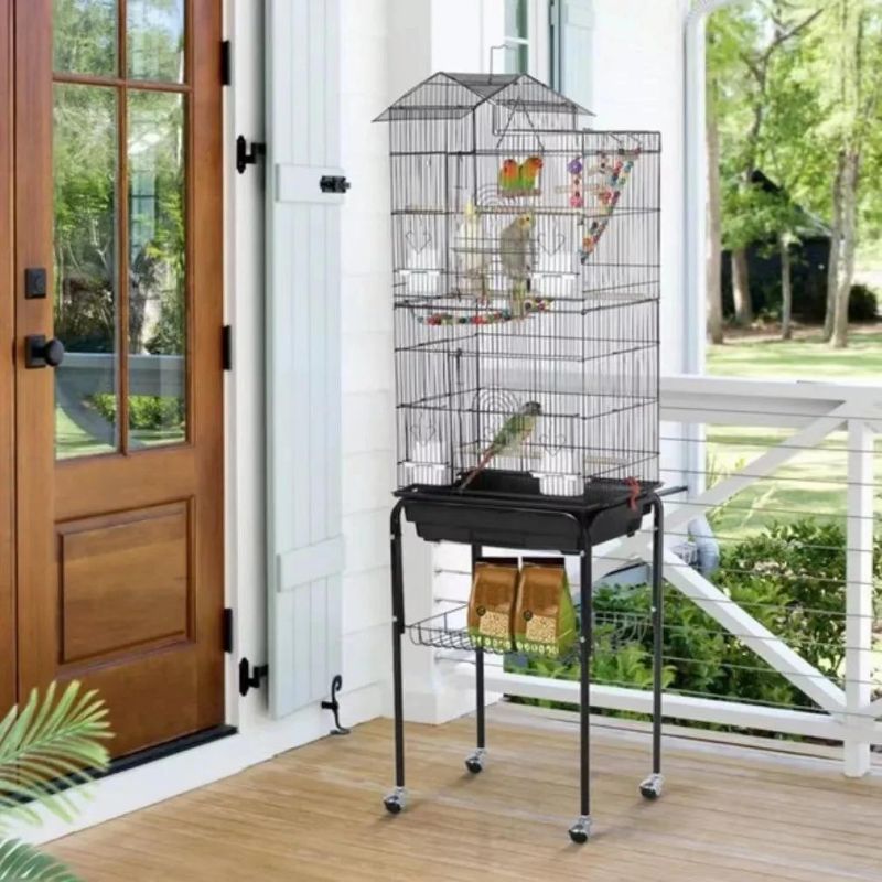 in Stock Factory Directly Sale Stand Perched Bird Breeding Cages