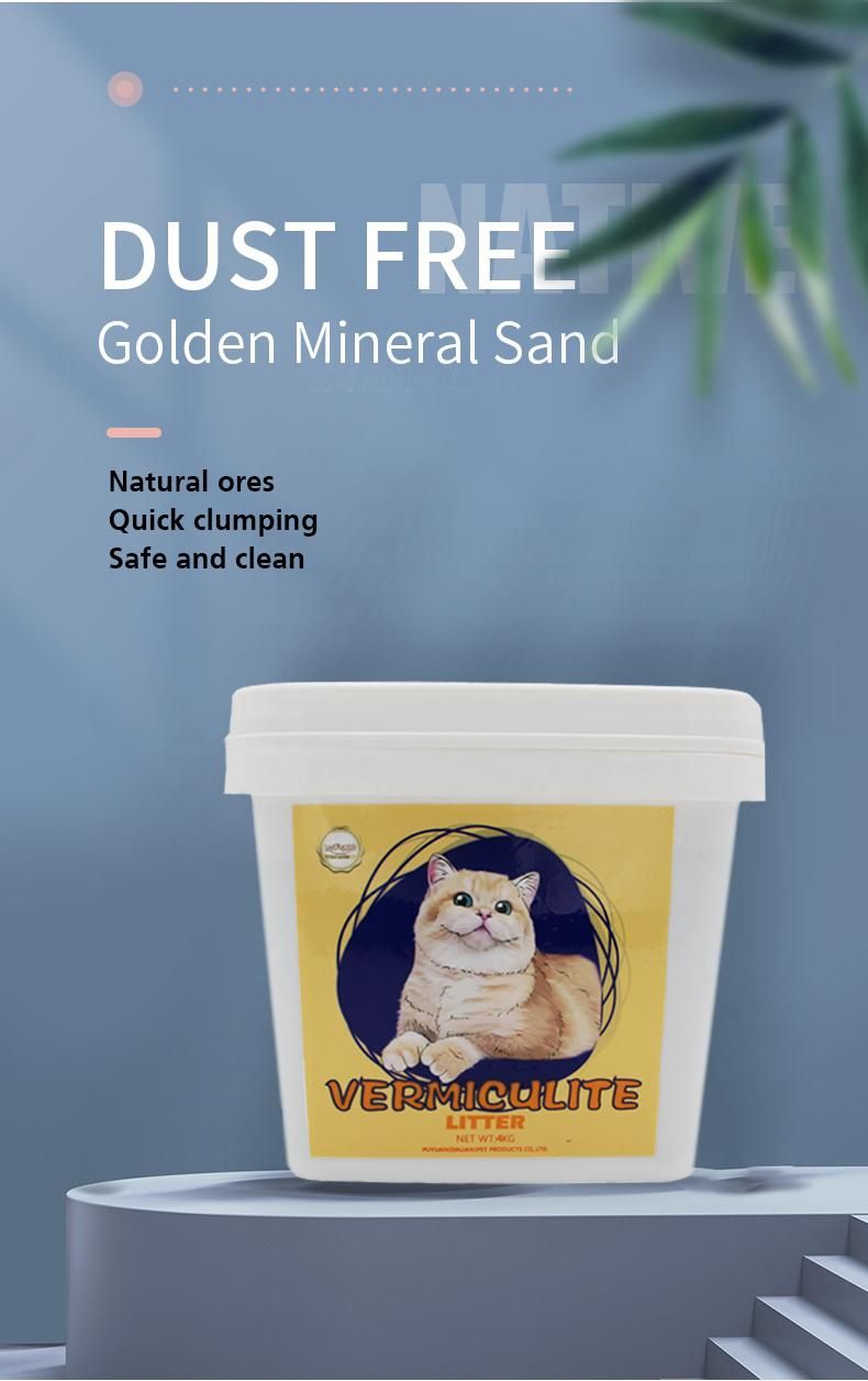 Love Sand Factory Pet Supply Vermiculite Clumping Cat Sand