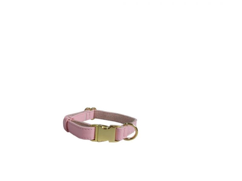 Factory Hot Selling Pink Microfiber Collars, Pet Supplies, Dog Collar