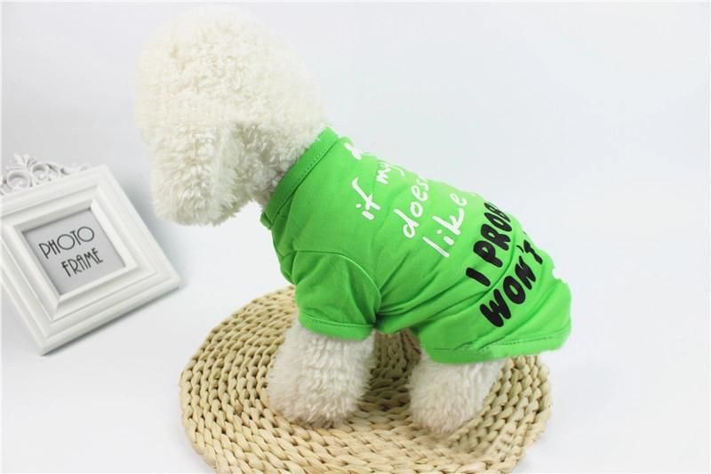 Wholesale New Dog Clothes Spring Fall Fashion Design Polyester Sweater Cardigan Pet Clothing
