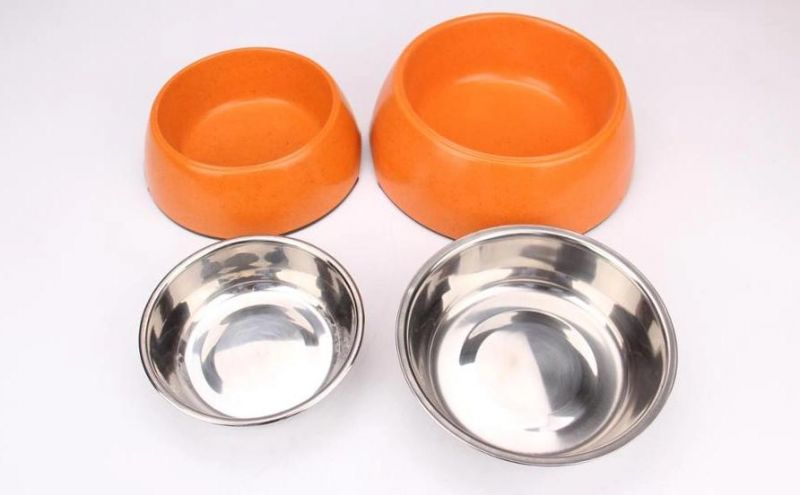 China Pet Supply Puppy Feeder Product Stainless Steel Dog&Cat Pet Food Water Bowl