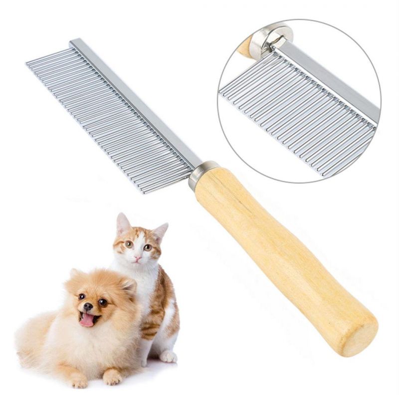 Stainless Steel Comb Dog Pet Grooming Combs Cat Cleaning Tool