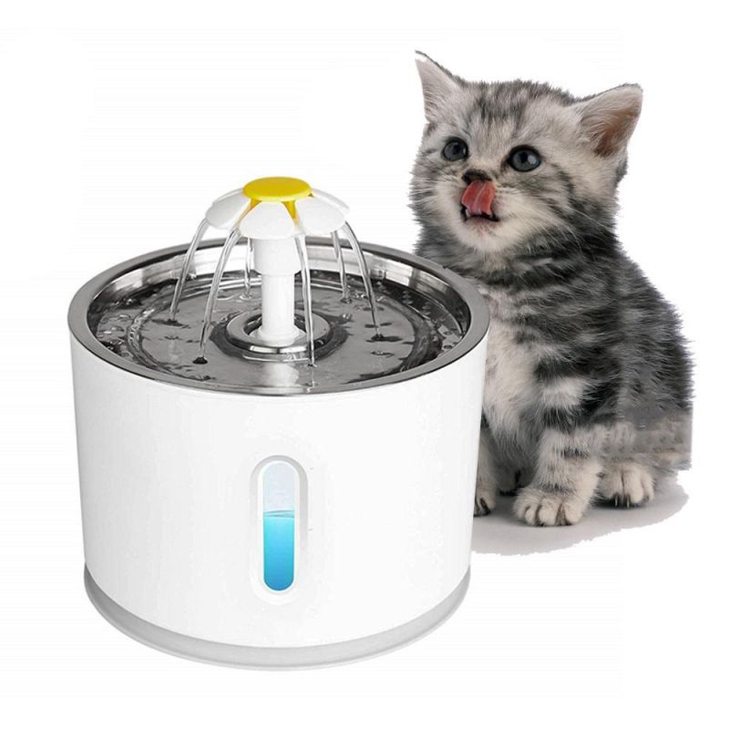 Amazon′ S Popular Self-Circulating Pet Automatic Water Dispenser with Night Light Visual