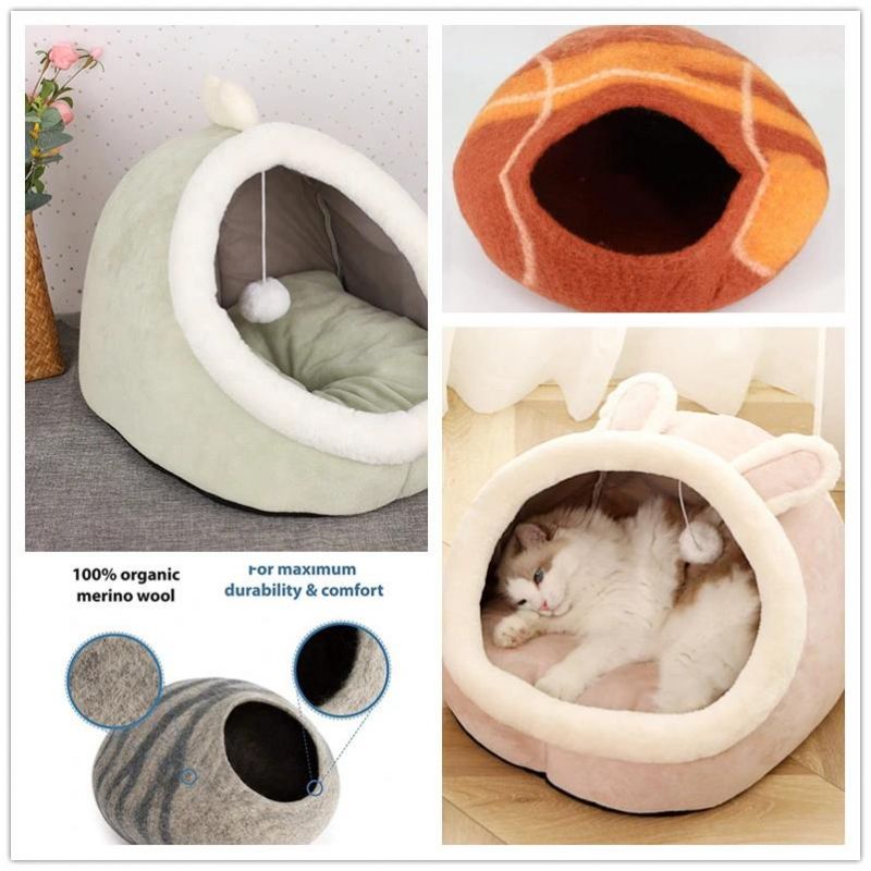 Hot Selling Popular Cat Beds Sofa Beds Eco Friendly Plush Pet Bed