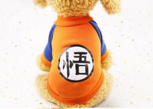 Cartoon Small Dog Vest Fashion Orange Puppy Clothes Breathable Pet Cat Apparel Sweater