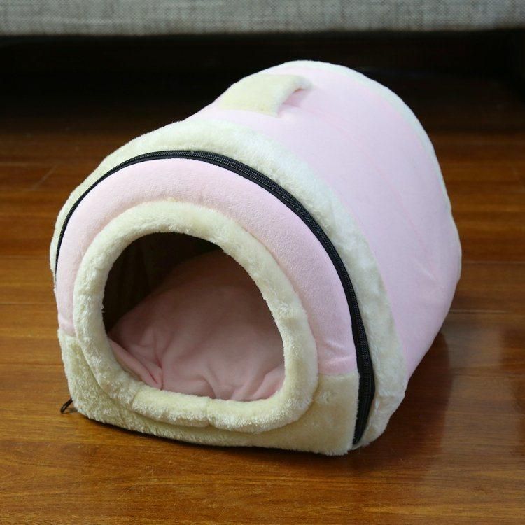 Luxury Cat Nest Calming Pet Nest Small Dog Bed Warm Cat Beds Portable Pet Bed