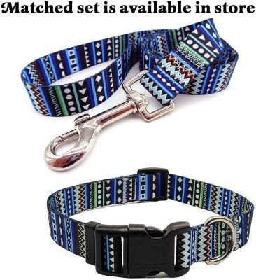 Factory in Stock Products Polyester Pet Dog Rope Leash and Collar