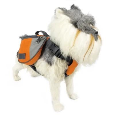 Wholesale Training Travel Hiking Reflective Easy on off Saddle Bag Pet Supply