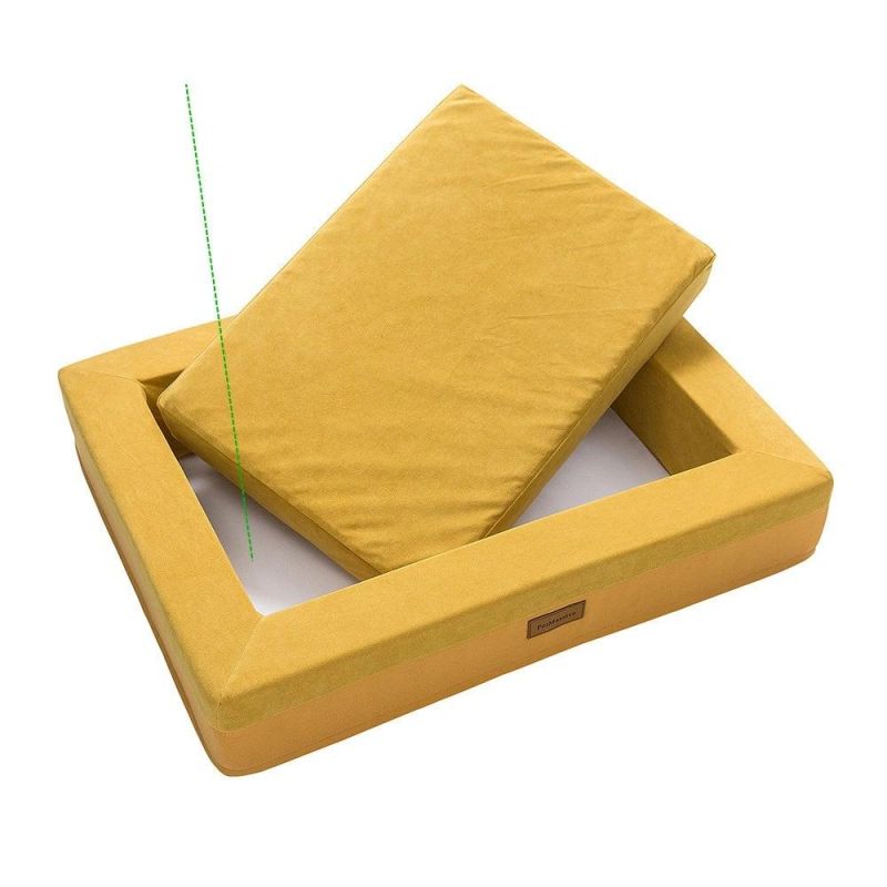 High Quality Memory Foam Square Pet Bed Dog Bed