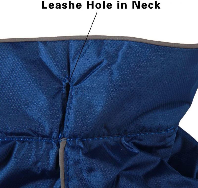 Fleece Lined Warm Dog Jacket for Winter Outdoor