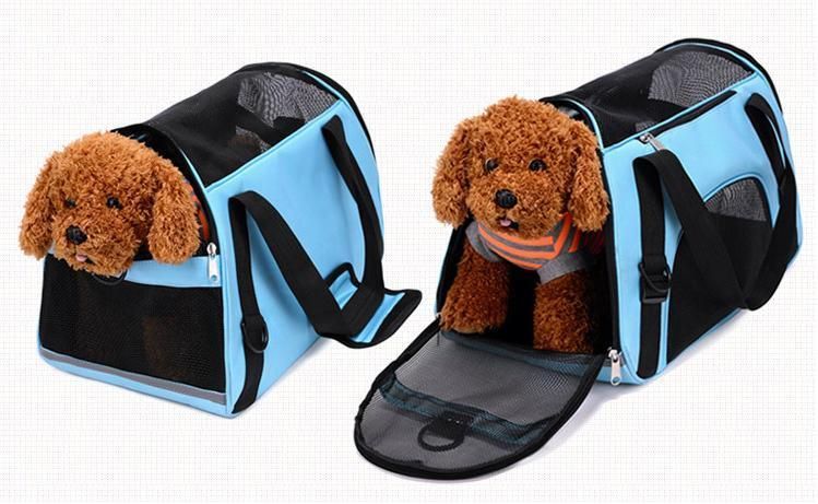 Dog Products, Pet Carrier Bag Outdoor Travel Messenger Bag Small Animal Carrier Breathable Duffle Pet Bag