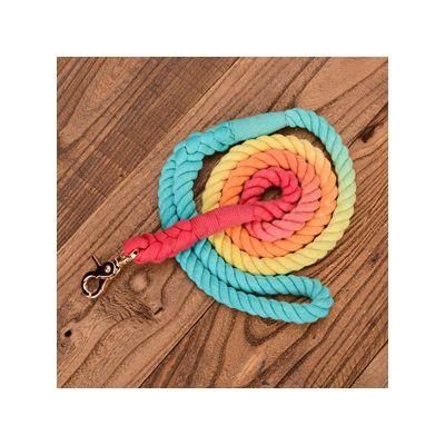 Factory Wholesale Comfortable Smooth Texture 100% Cotton Pet Leash Set