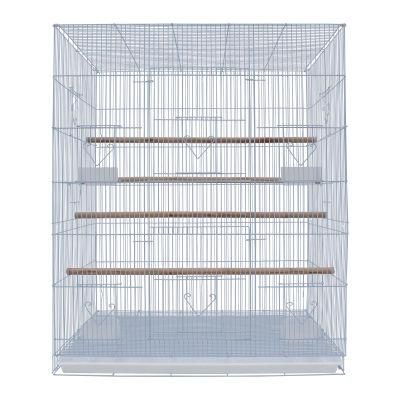 in Stock OEM ODM Black White Pet Carrier Wholesale Bird Cage Parrot Cage