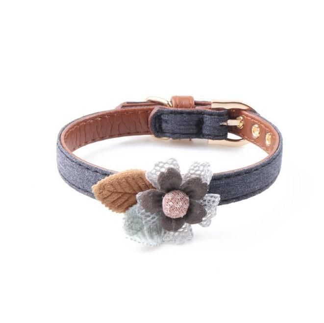 Floral Elegant Dog Collar & Cat Collar with Fast Delivery &No MOQ