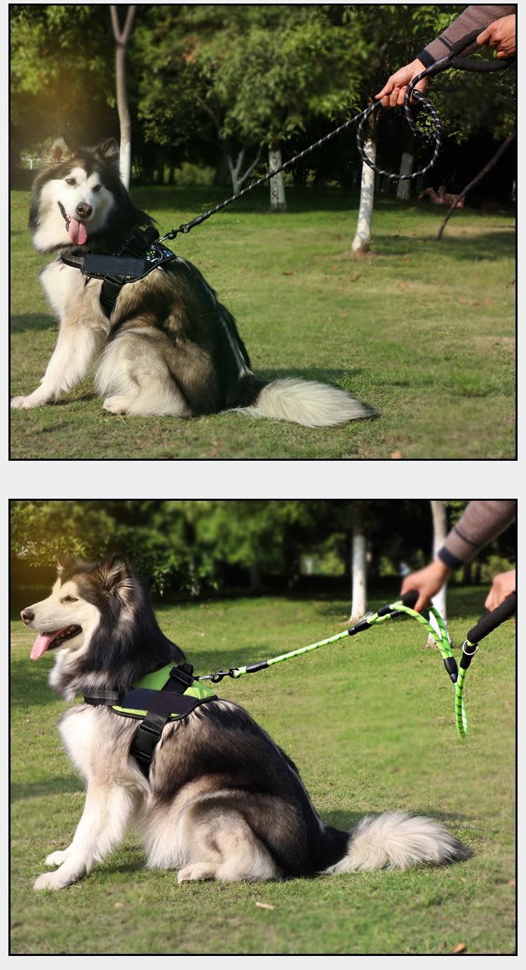 Wholesale Adjustable Slip Luxury Nylon Rope Custom Print Logo Pet Retractable Dog Leash for Dog