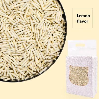 Hot Sale Natural Quickly Clumping White Pea Tofu Cat Litter Factory