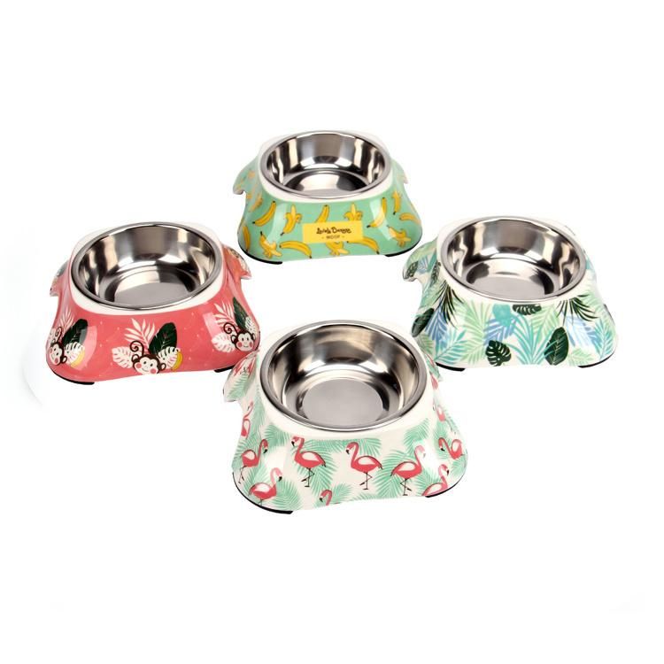 New Design 180ml Wholesale Melamine Pet Food Bowl with Four Colors