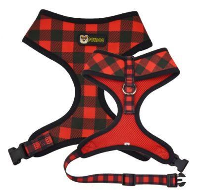 Soft Neoprene Durable and Lightweirht Reflective Dog Reversible Harness