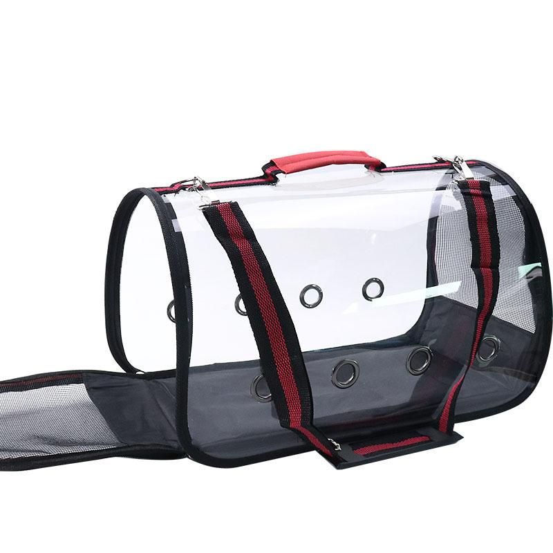 Transparent Comfortable Breathable Portable Cat and Dog Pet Travel Carrying Backpack Bag