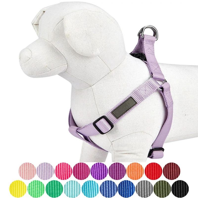 19 Colors Nylon Pet Products New Style Safety Dog/Pet Harness and Lead for Small and Medium Dog