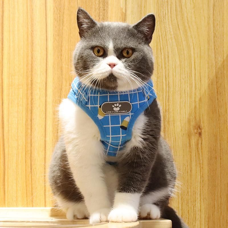 Cross-Border Pet Chest Harness Vest-Style Dog Reflective Harness Cat Harness