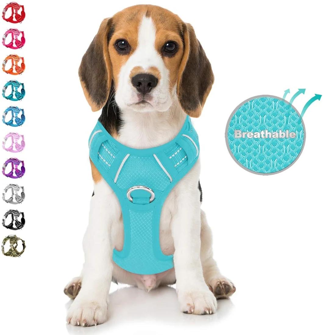 Ultra Reflective Mesh Pet Harness with Multiple Colors Option