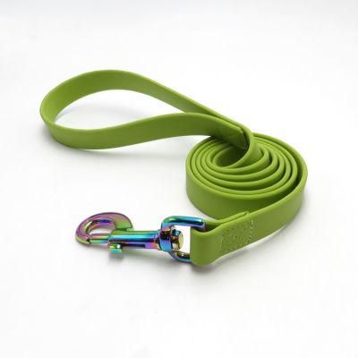 New Arrival Wholesale Custom Pet Products Leash Comfort Waterproof Soft PVC Dog Leash with Metal Hook