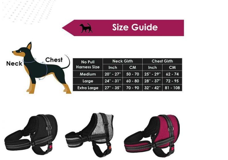 No Pull Dog Harness Vest Adjustable Neck and Chest Strap Padded Halter Vest Top Handle Harness Locker Designers Dog Harness