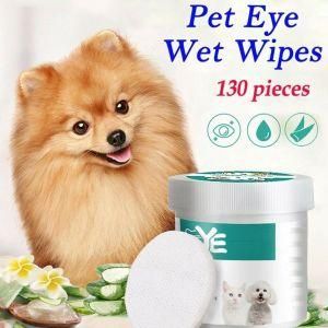 Barrel Package Small Size Pet Eyes Cleaning and Caring Wet Wipes