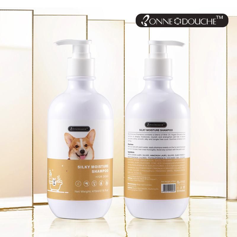 Silky Moisturize Dog Shampoo Anti Flea Shower Gel