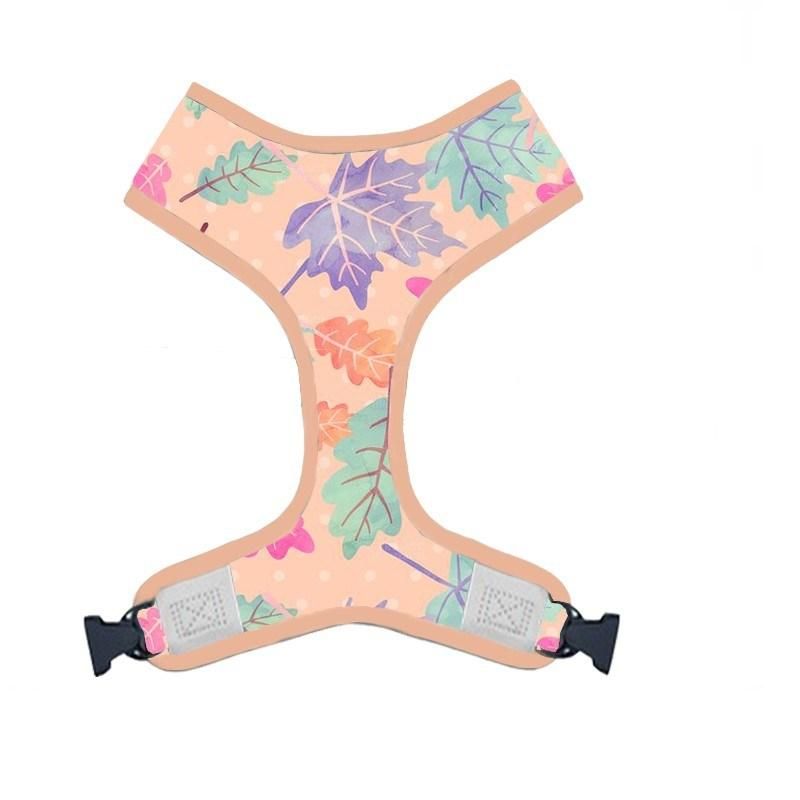2020 Fashion High Quality Pattern Designs with Rubber Logo Mesh Breathable Dog Harness